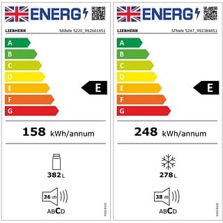 Liebherr XRFSF5245 123cm Plus Biofresh Side By Side Fridge Freezer
