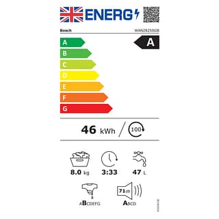 Bosch WAN28250GB 8kg Series 4 Washing Machine 1400rpm - WHITE