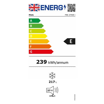 Miele FNS37405I 177cm Integrated In Column Frost Free Freezer