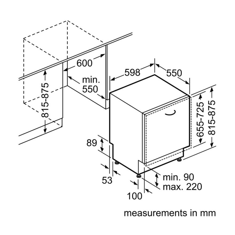 Bosch-smv68md01g-dimension