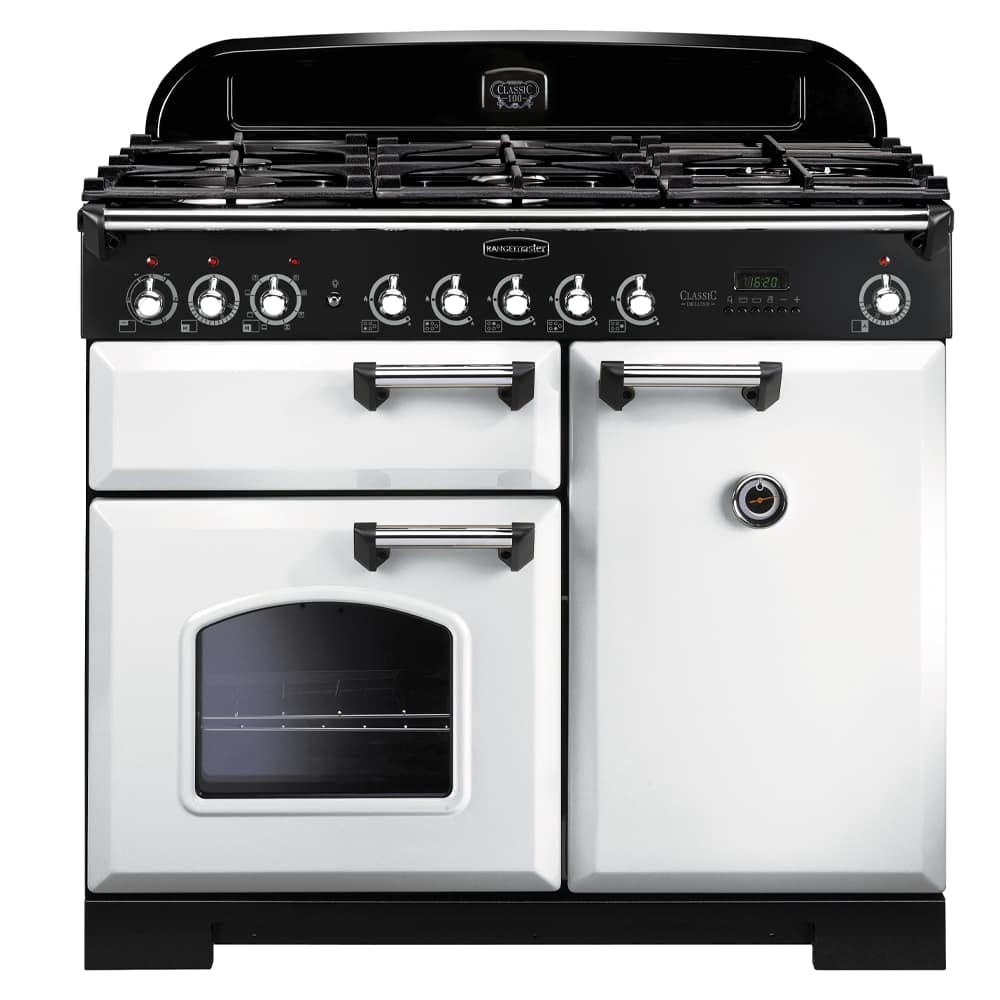 CDL100DFFWH Classic Deluxe 100cm Gas WHITE Main Image