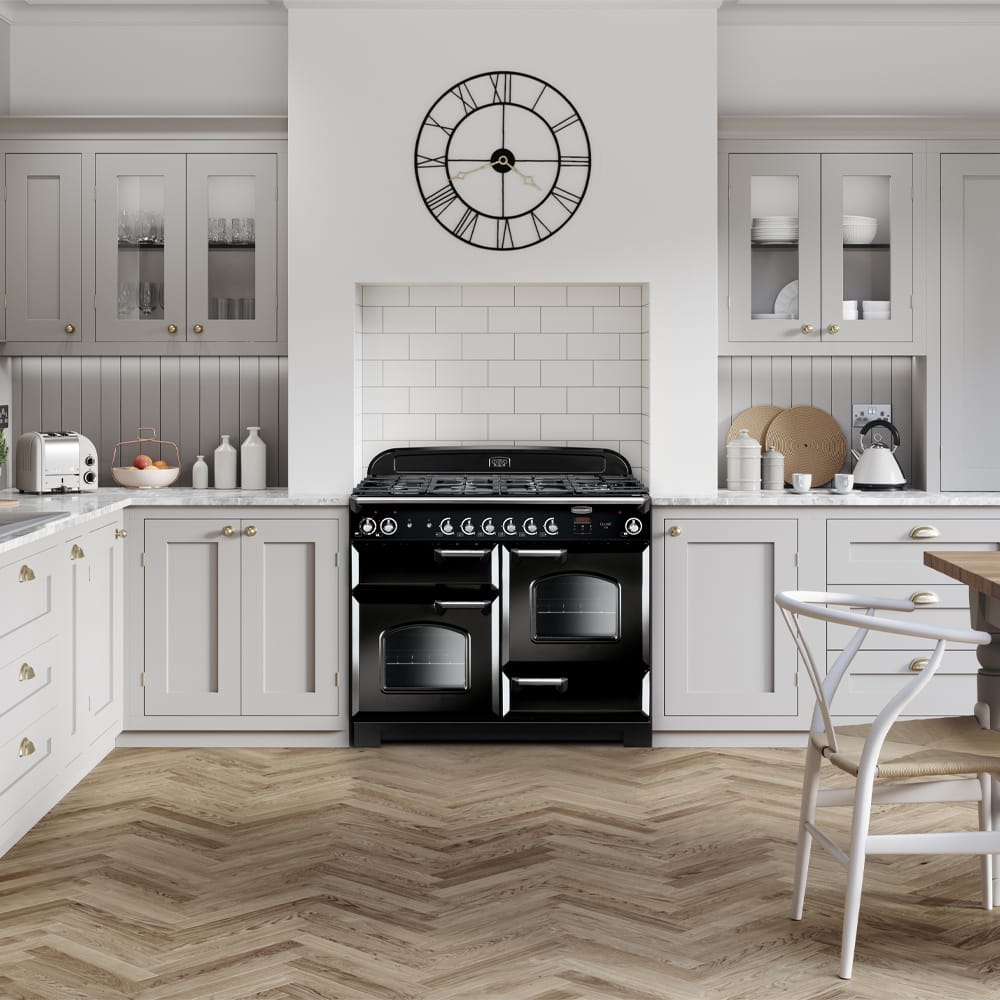 CLA100DFFCR C.rangemaster Rangemaster range cooker in black