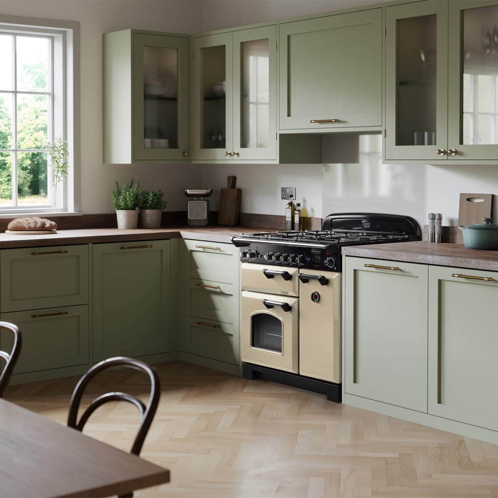 CLA90NGFCR C.rangecooker Rangemaster range cooker in cream