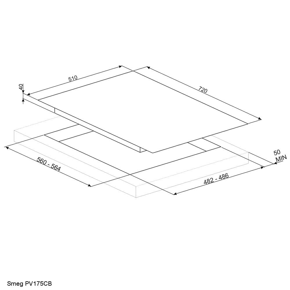 Smeg-pv175cb-dimensions