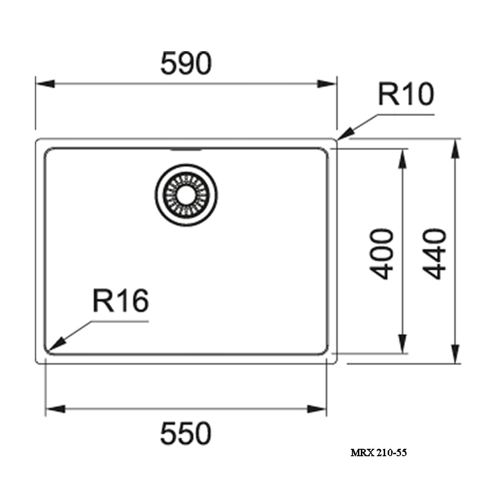 Franke-mrx210-55-dim