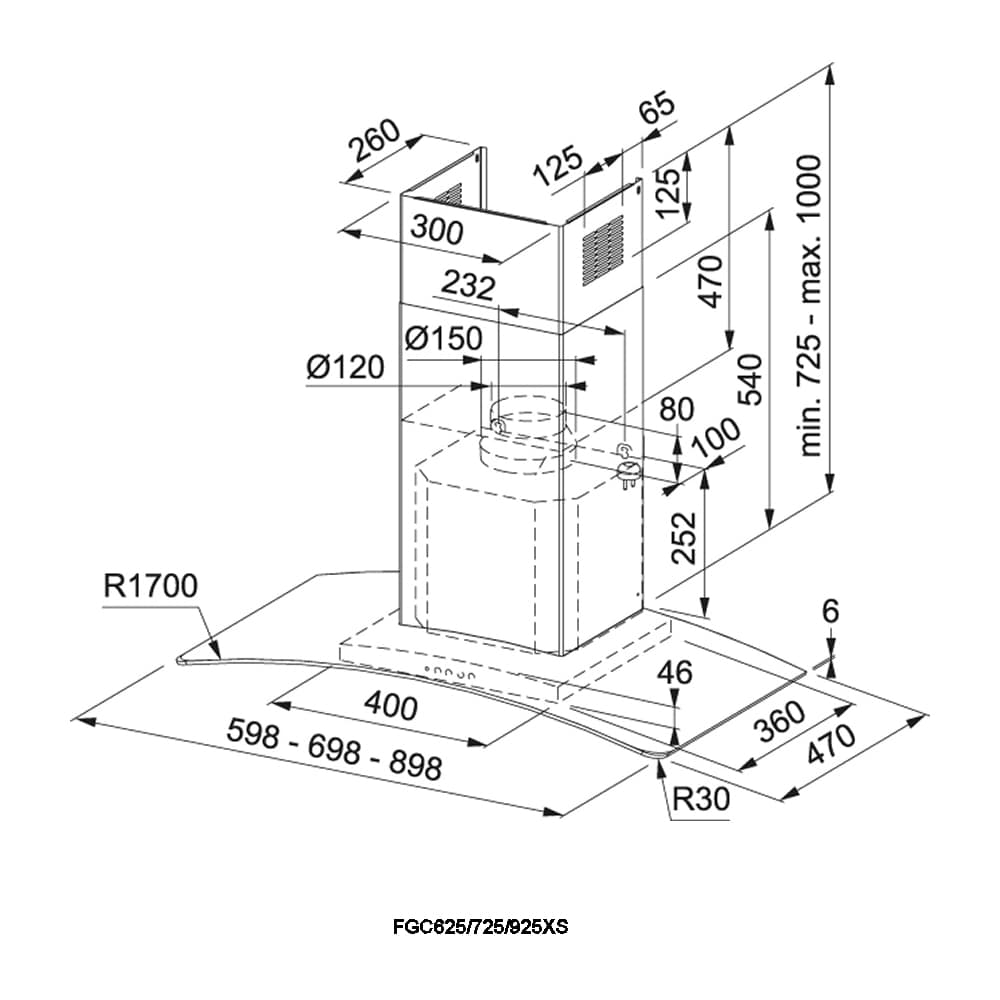 Franke-fgc625-725-925xsnp-dim