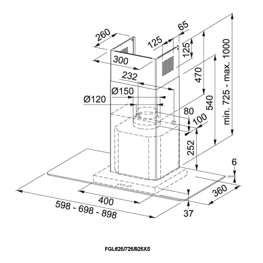 Franke-fgl625-725-925xsnp-dim