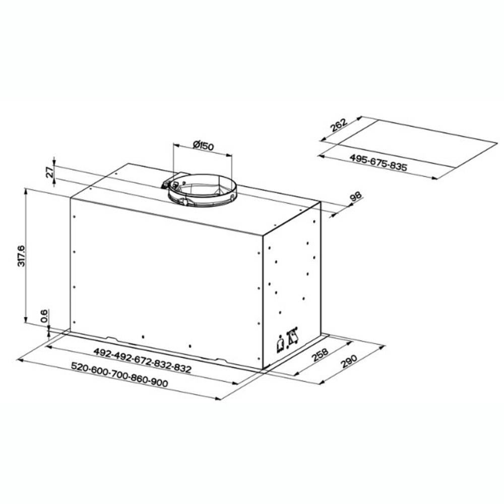 Bertazzoni-KIN86MOD1XB-dims