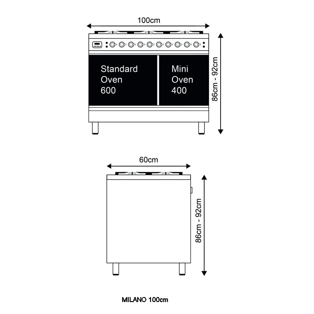 Ilve-milano-pd106ne3-3
