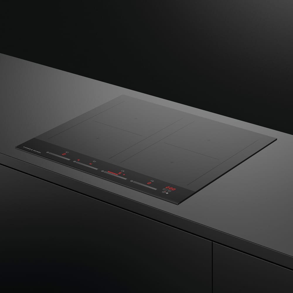 C1604DTB4 60cm built in induction hob in black