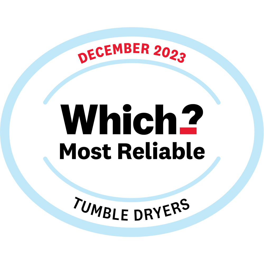 Which - Most Reliable Tumble Dryers 2023 Which? Most Reliable Award 2023