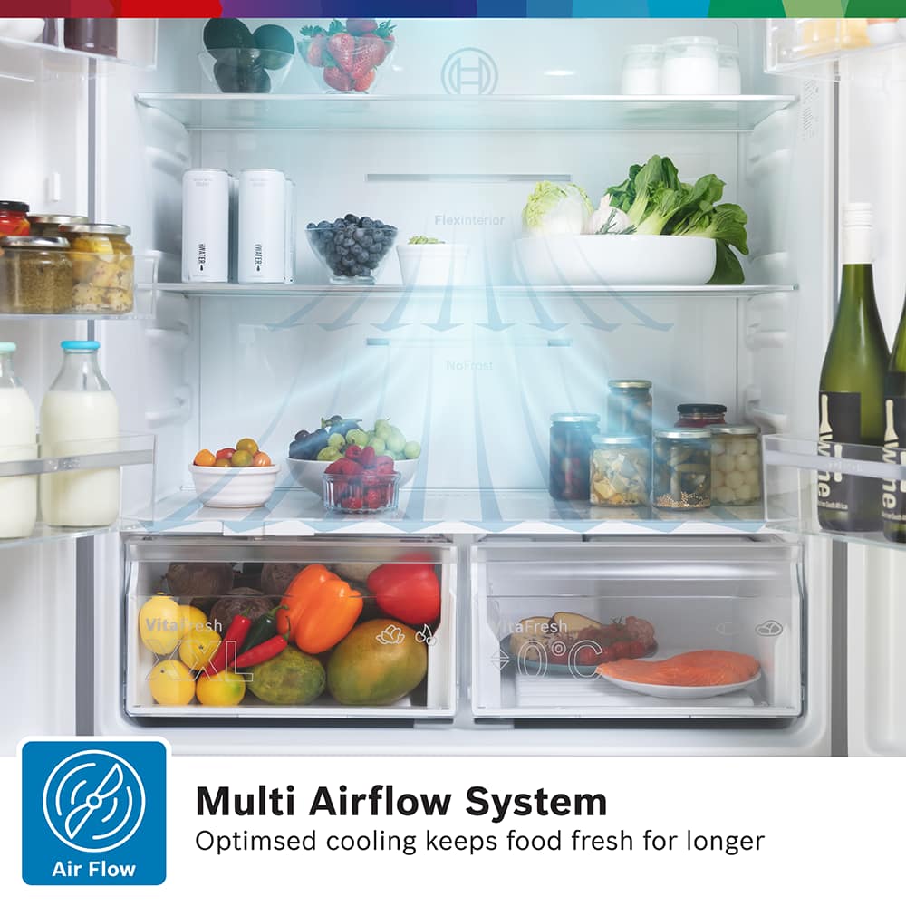 Bosch Carousels-03 Bosch KFN96VPEAG French Style 4 Door Fridge Freezer – SILVER