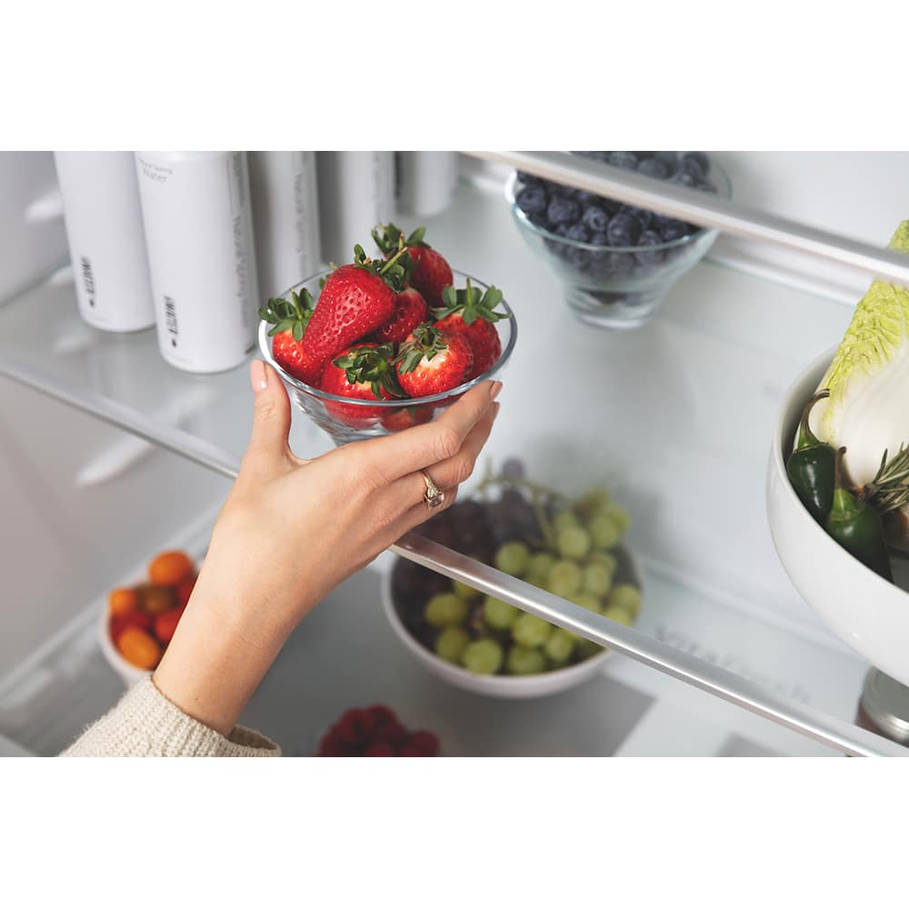 KFN96VPEAG_LS_LED display_27009-Edit copy Bosch KFN96VPEAG French Style 4 Door Fridge Freezer – SILVER