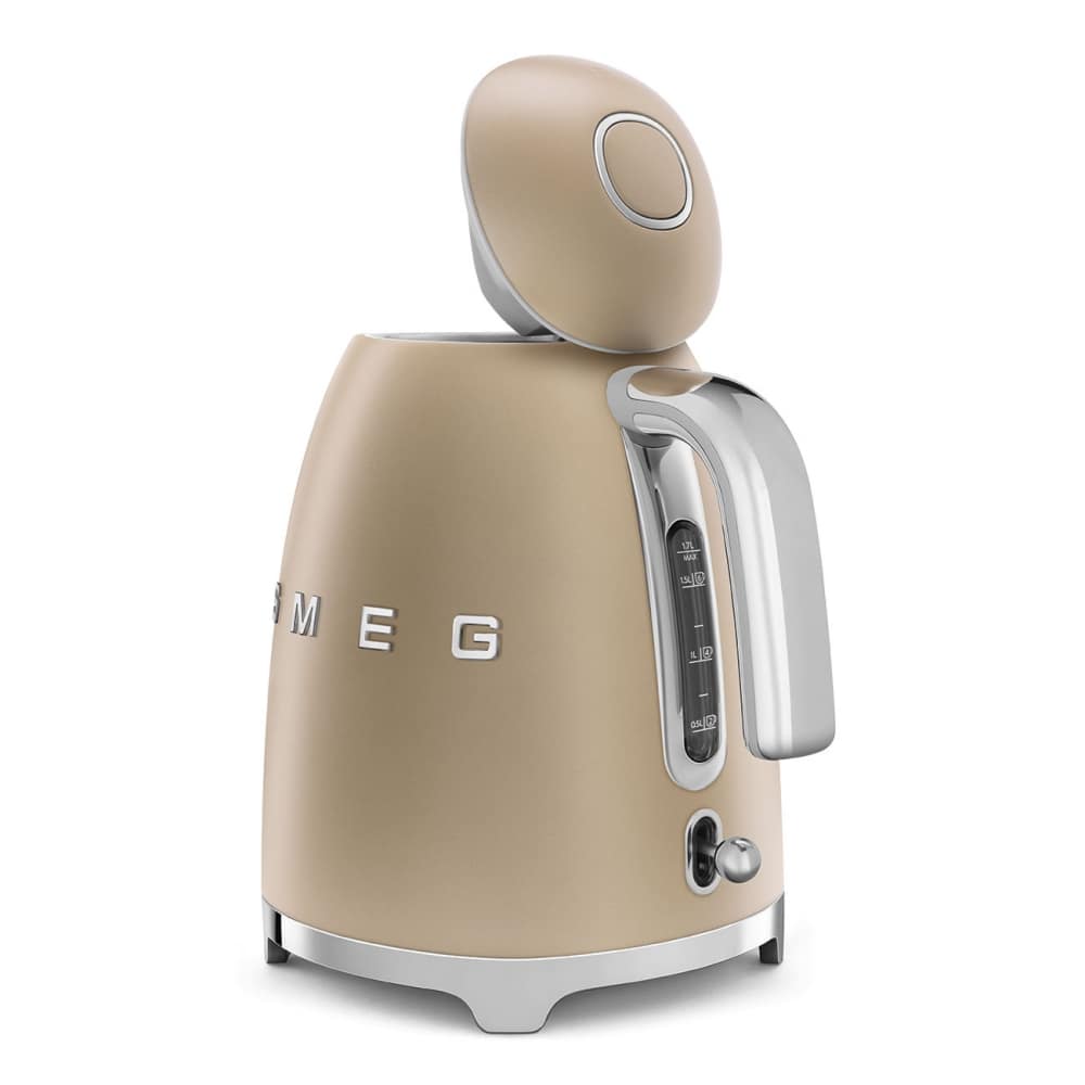 Smeg-klf03chmuk-10 matt champagne smeg kettle