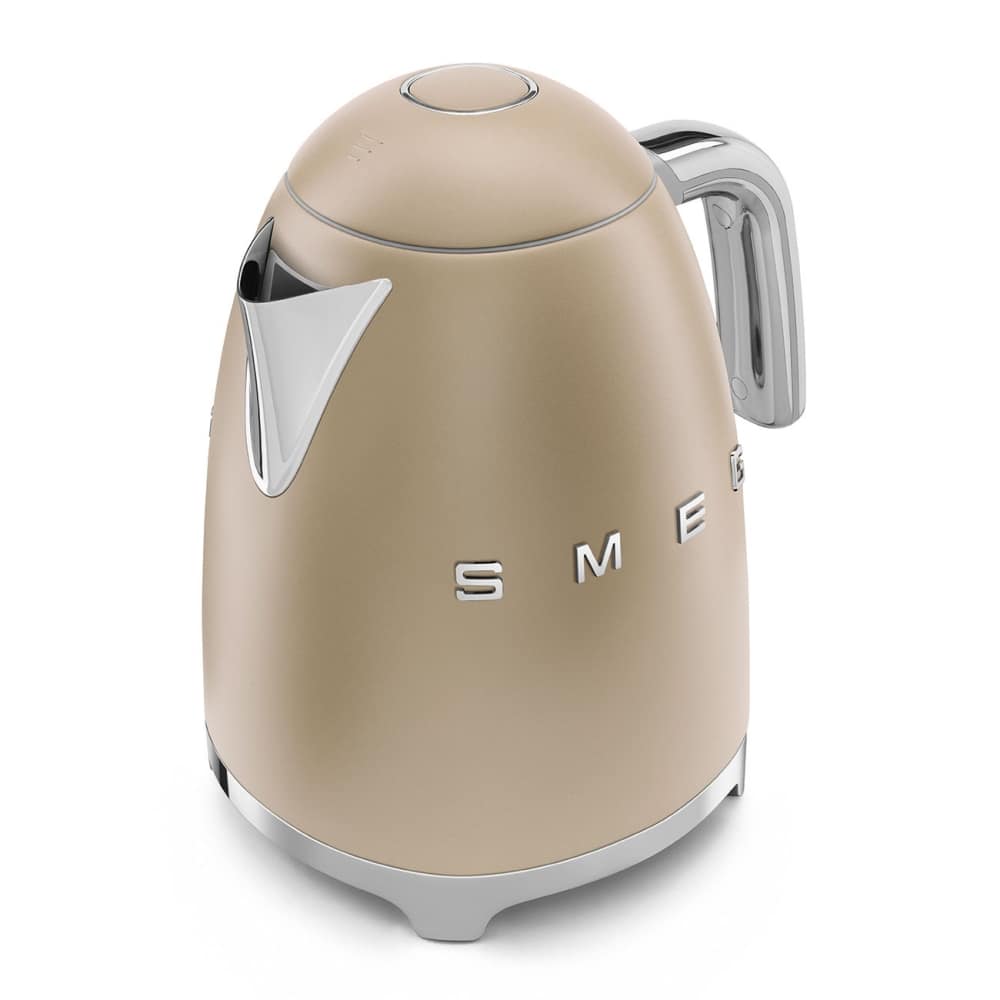 Smeg-klf03chmuk-5 matt champagne smeg kettle