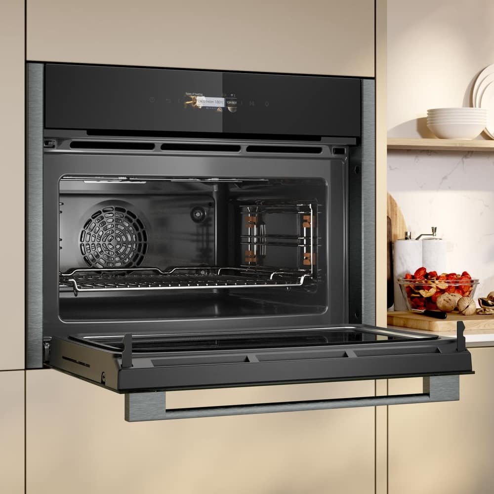Neff-c24mr21g0b-3 Neff C24MR21G0B N70 Compact Oven With Microwave – GRAPHITE
