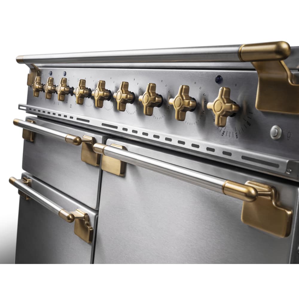 Elise Luxe 110 Induction Stainless Steel with Antique Brass trim 2