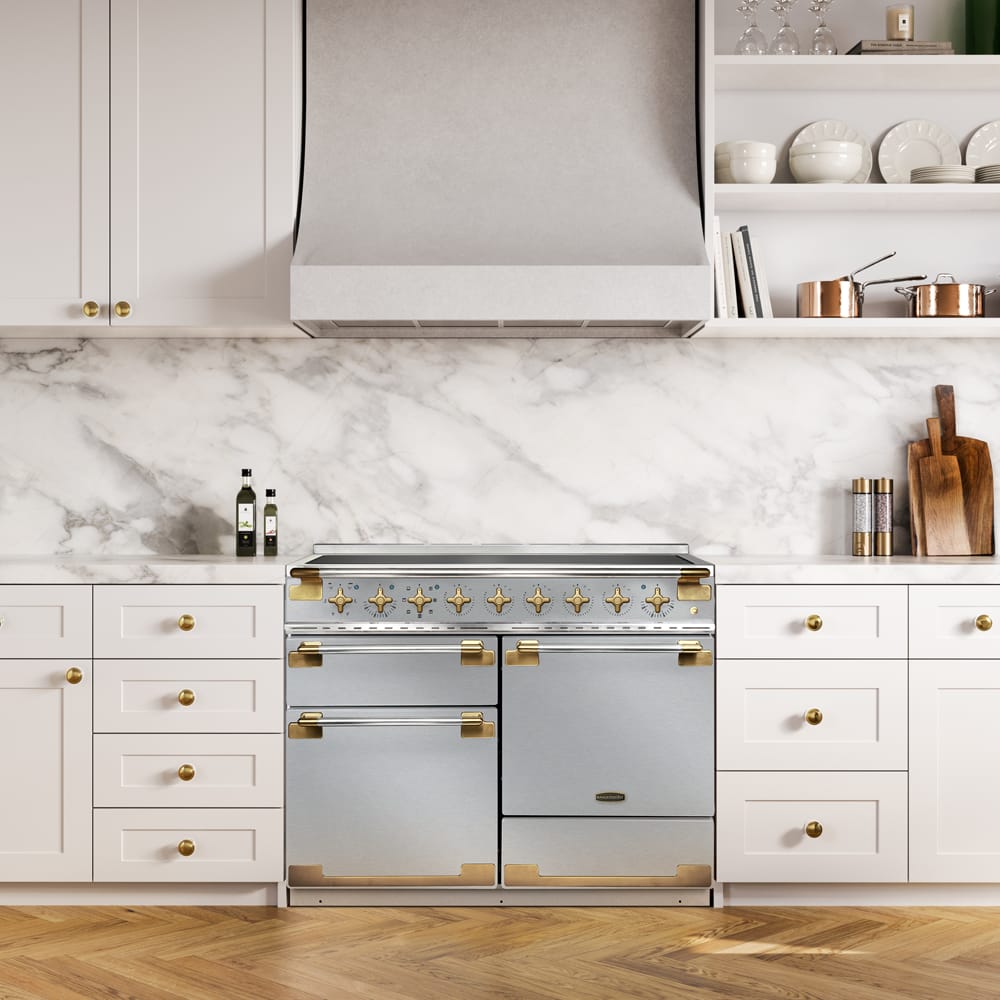 Elise Luxe 110 Induction Stainless Steel with Antique Brass trim 3