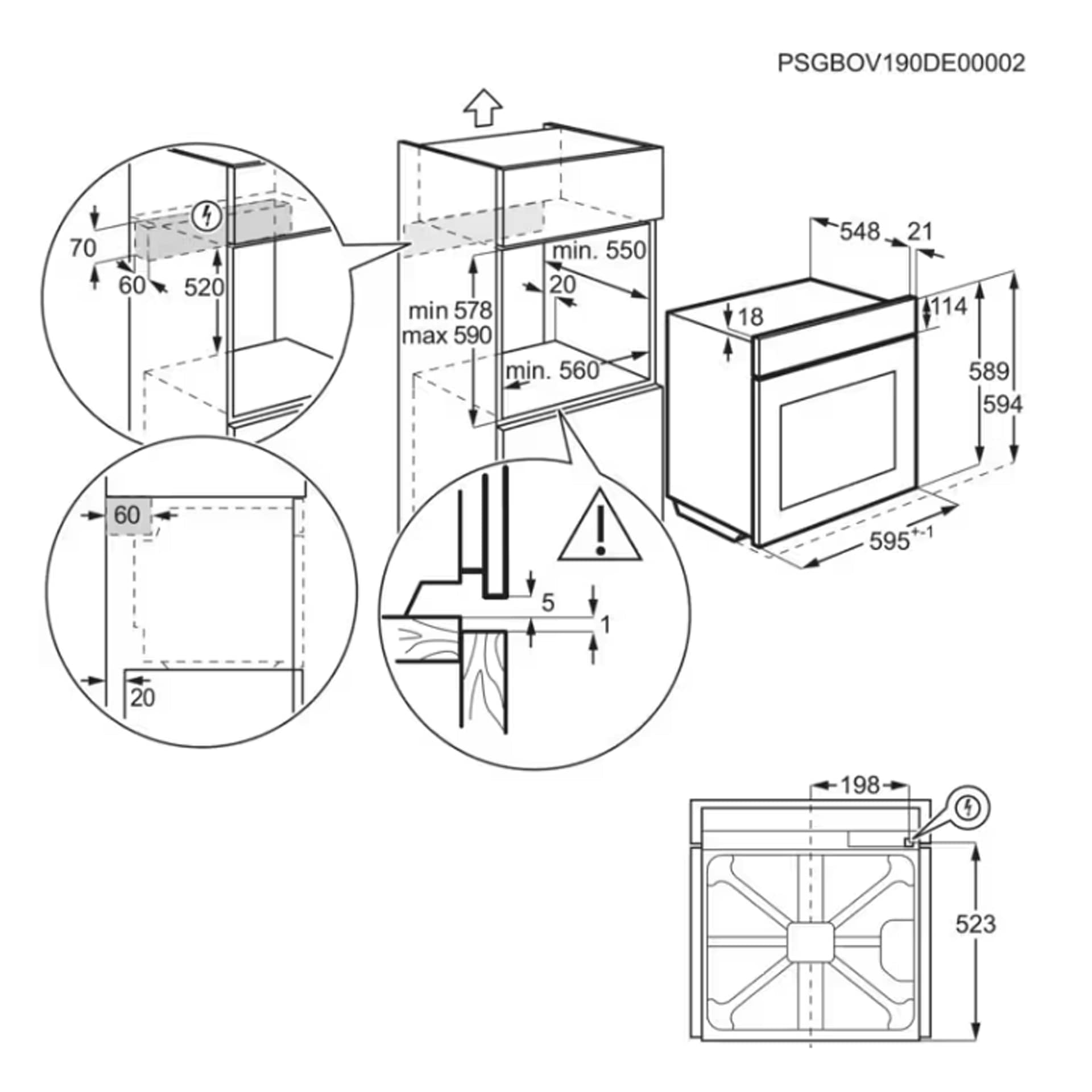 AEG BPX53506EM Dimensions 2 2000x2000