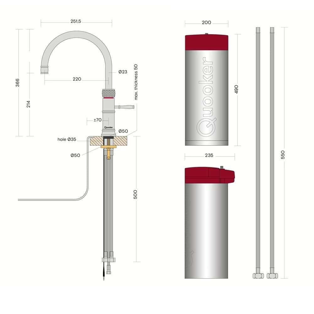 Quooker-classicfusionround-combi+dimensions