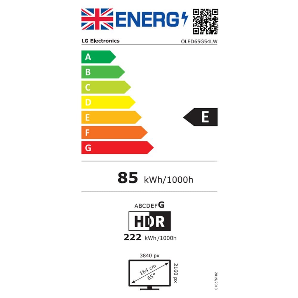 LG-tv-2025-OLED65G54LW-el