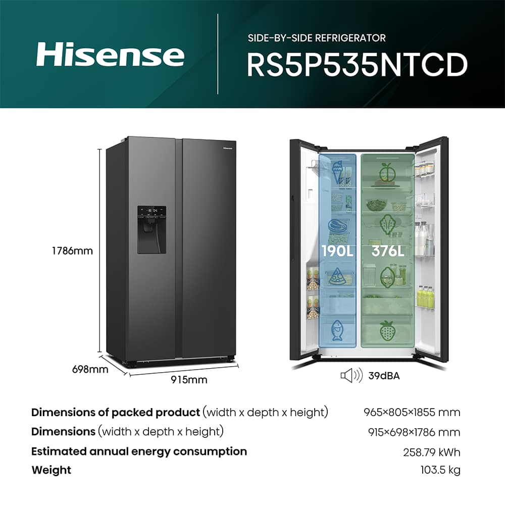 14 RS5P535NTFDUK Fridge Freezer