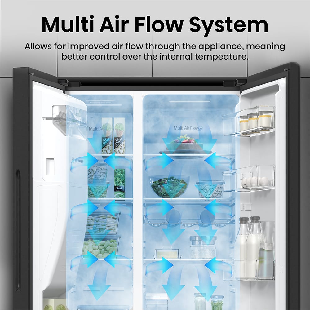 7 RS5P535NTFDUK Fridge Freezer Multi Air Flow