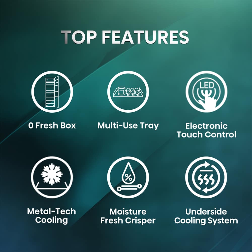 9 RB5P410SACCUK Fridge Freezer Top Features 1000x1000