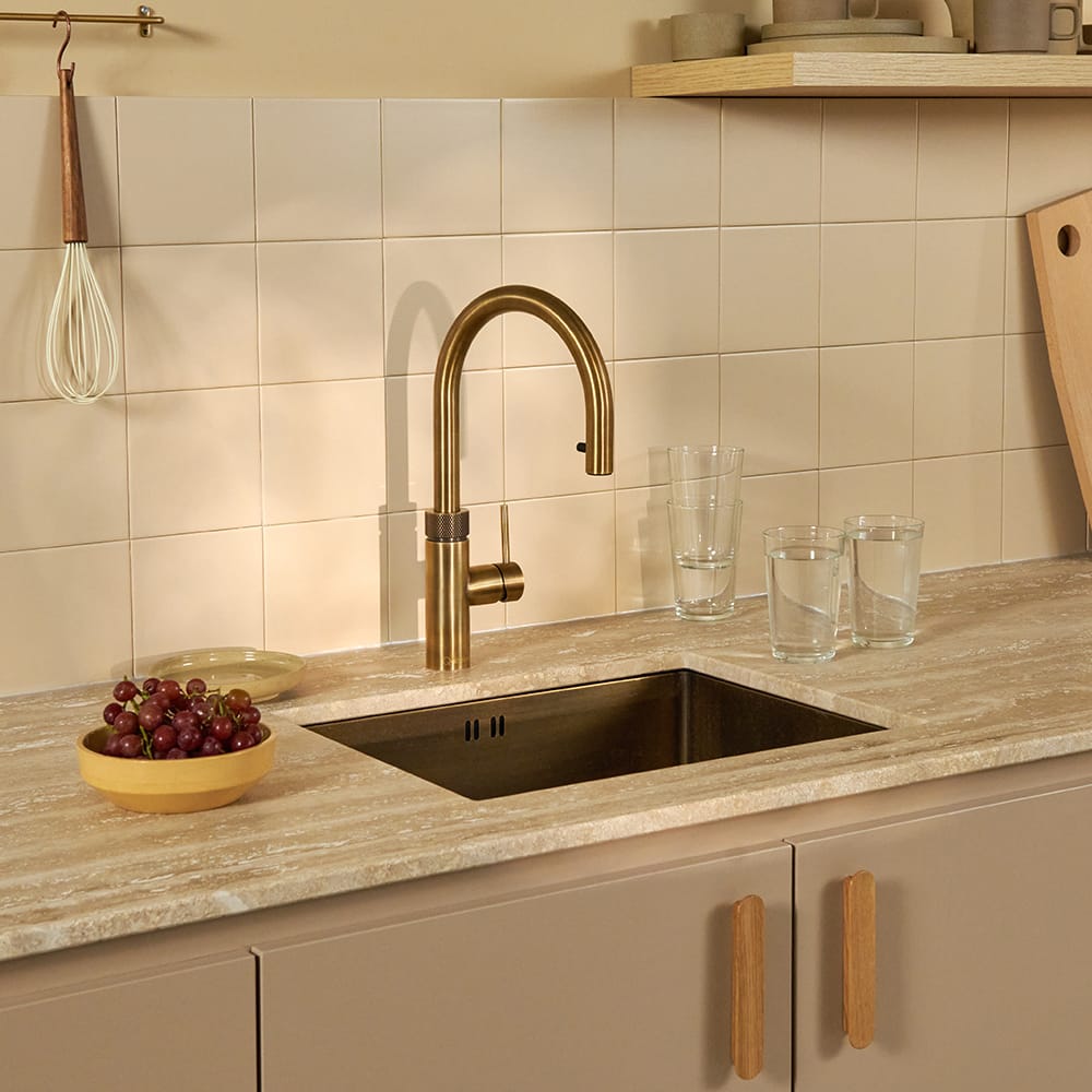Quooker PRO3 FLEX PTN FXRPTB Flex Round 3 in 1 Boiling Water Tap Quooker PRO3 FLEX PTN FXRPTB Flex Round 3 in 1 Boiling Water Tap