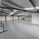 Le Mark Nocturne Dance Studio Flooring | Betty Townsend School of Dance Le Mark Nocturne flooring installed in a professional dance studio at Betty Townsend School of Dance