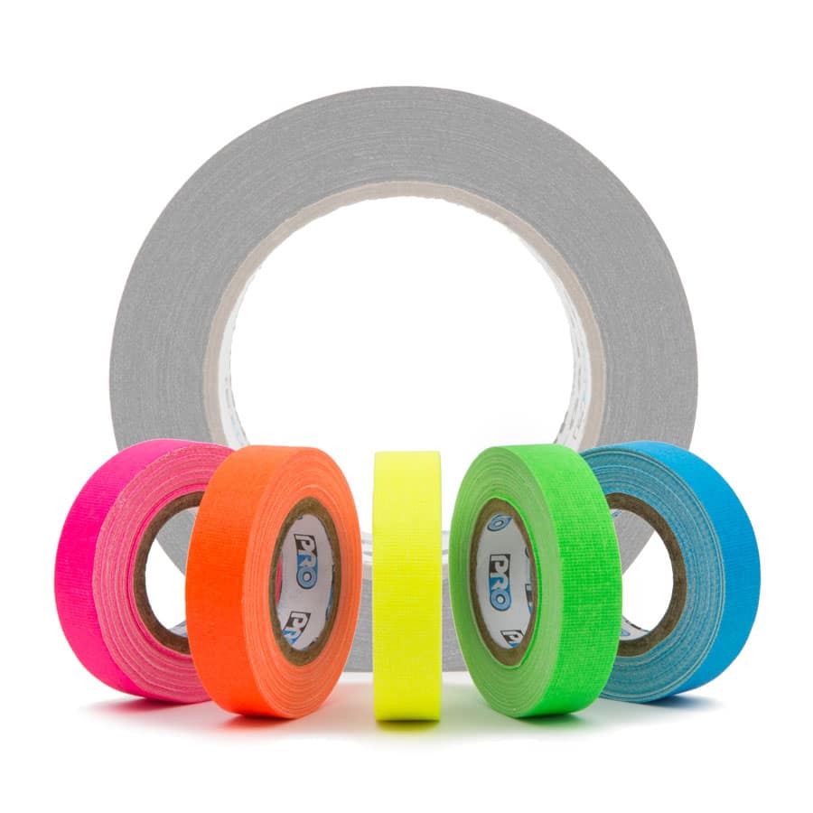 Fluorescent Gaffer Tape Mini Rollst Fluorescent Gaffer Tape Mini Rolls