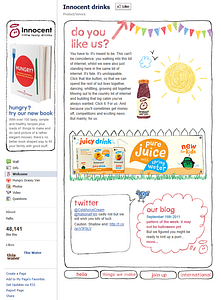 innocent drinks facebook page