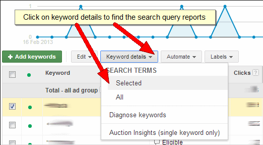 Finding search queries