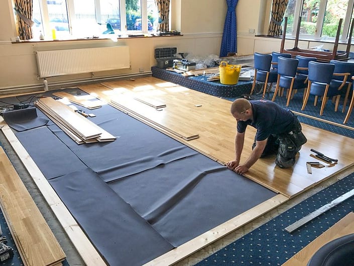 Installation: Meadow™ Sprung Dance Floor at Peterborough Conservative Club