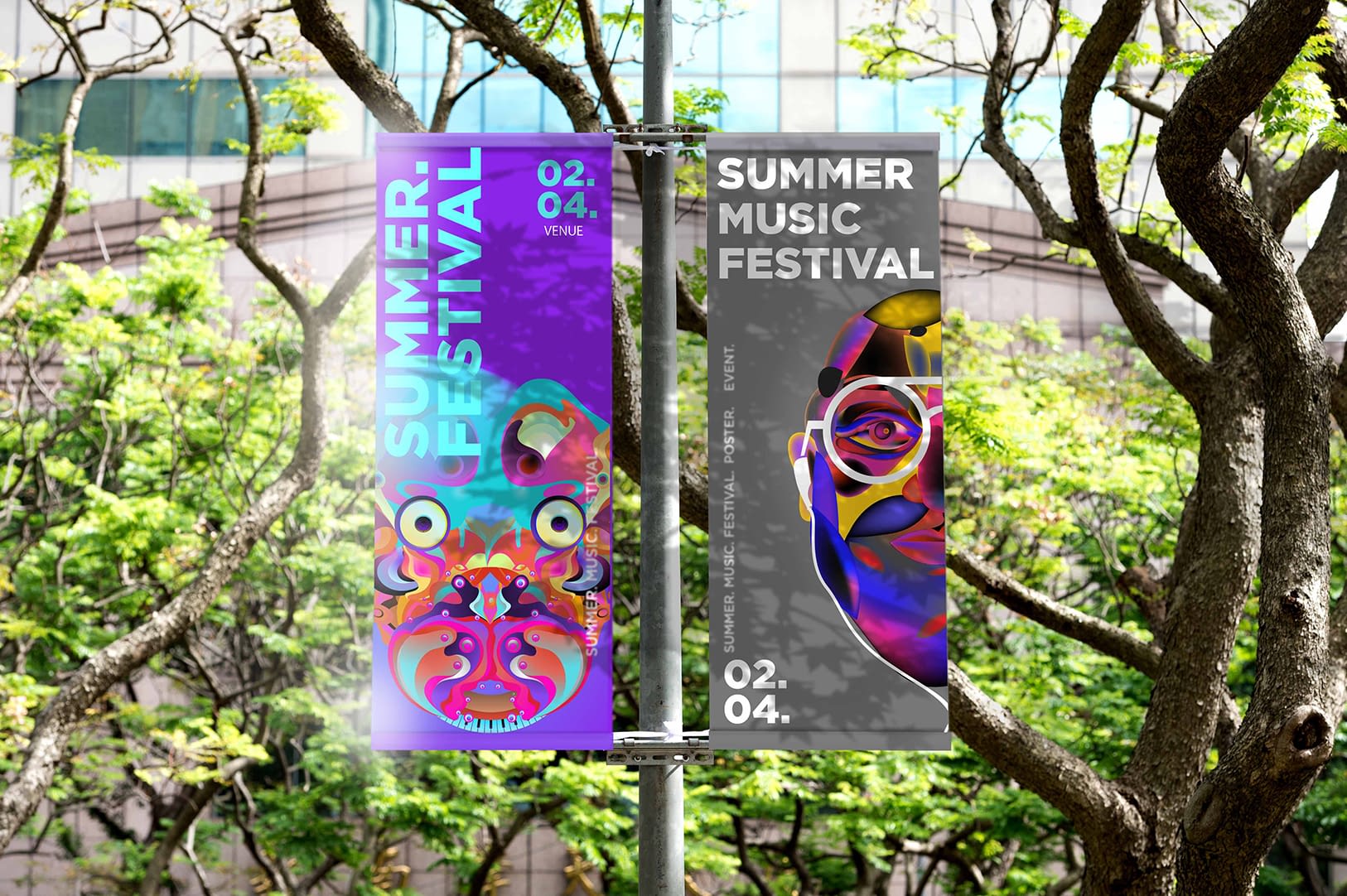 Blow 700 PVC Semi Coated Double Sided Blockout Outdoor Banner 700gsm