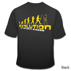 Dirty Rigger Evolution T-Shirt Back