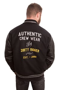 Dirty Rigger Varsity Jacket (Back)