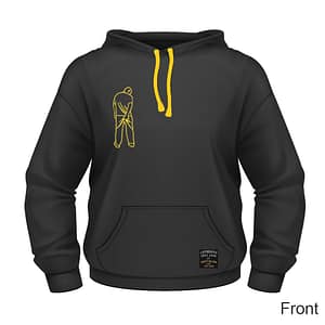 Dirty Rigger Pull over hoodie (front view)