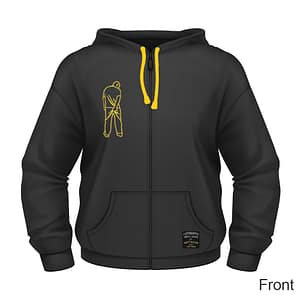 Dirty Rigger Hoodie Zip-Up (front view)