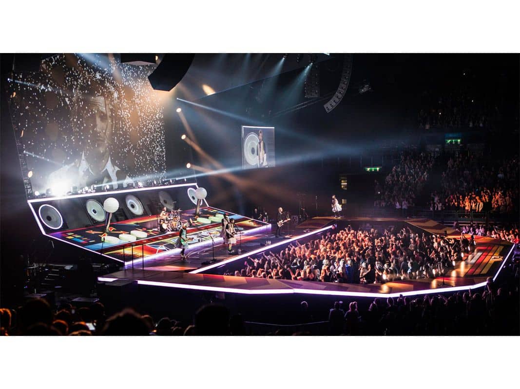 Custom Printed Floor for McBusted UK 2015 Tour