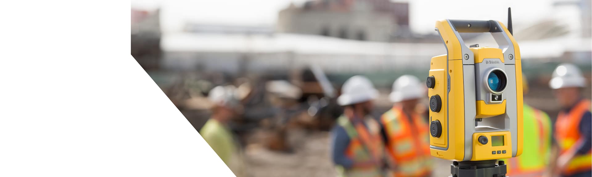 Close up shot of Trimble S5 total station