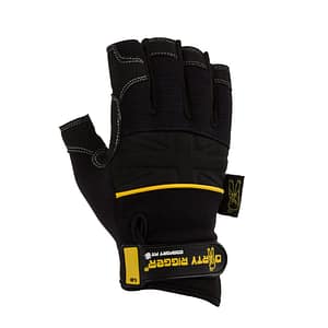 Dirty Rigger Comfort Fit™ Fingerless Rigger Glove (Back)