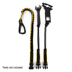 Dirty Rigger Interchangeable Tool Lanyard Shown With Tool Examples
