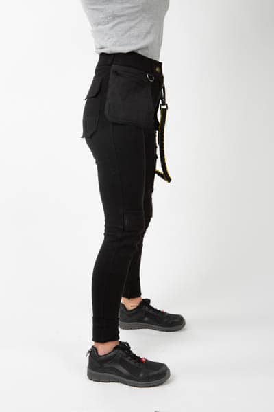 Scruffs Womens Trade Flex Holster Pocket Trousers Black Size 12 R   Toolstation