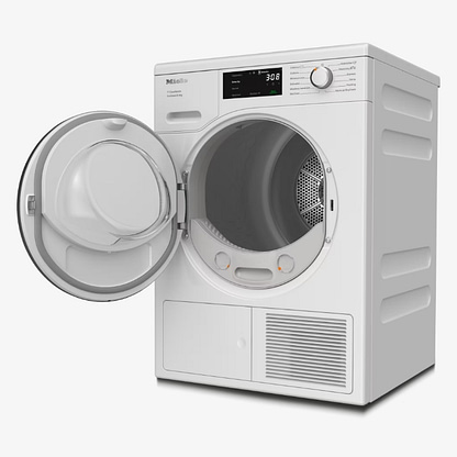 Miele TEH785WP 9kg Heat Pump Condenser Tumble Dryer - WHITE - Appliance ...