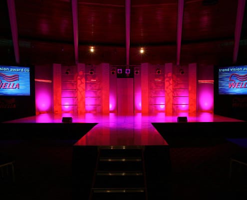 StudioTak™ High Gloss Black Stage Floor for Wella Awards Event