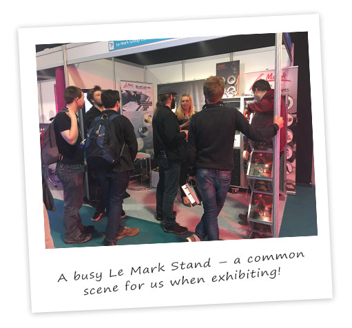 As busy stand as always at PLASA Leeds