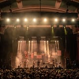 The Specials performing on Le Mark Harmony stage floor