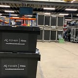 Le Mark Custom Printed Labels on Fisher Hires Crates