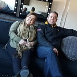 Hannah & Scottie in one of the stunning dressing rooms